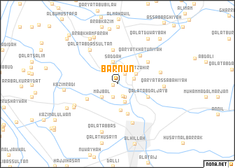 map of Barnūn