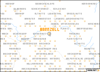 map of Bärnzell