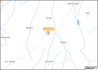 map of Barod