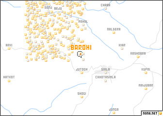 map of Barohi