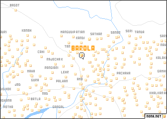 map of Barola