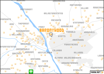 map of Baronywood