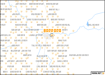 map of Barpāra