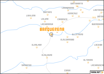 map of Barquereña