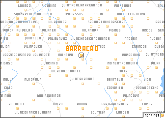 map of Barracão
