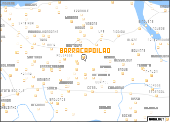 map of Barraca Poilão