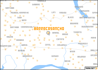 map of Barraca Sancho