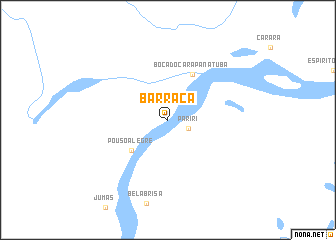 map of Barraca