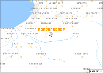 map of Barrackpore