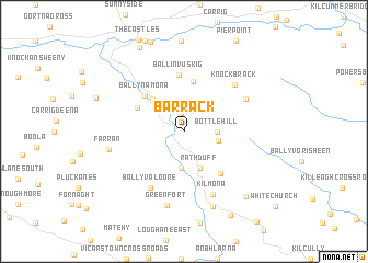 map of Barrack