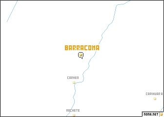 map of Barracoma