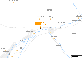 map of Barraj