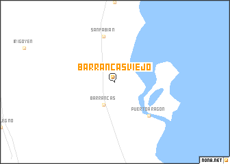 map of Barrancas Viejo