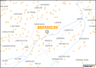 map of Barrancas