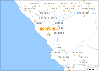 map of Barranca