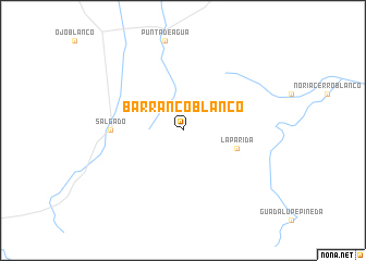 map of Barranco Blanco