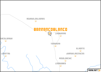 map of Barranco Blanco