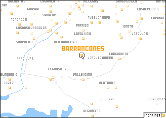 map of Barrancones