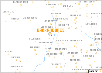 map of Barrancones