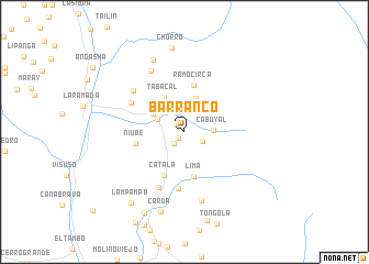 map of Barranco