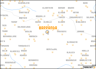 map of Barranda