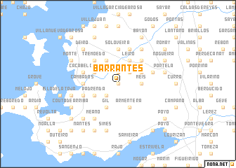 map of Barrantes