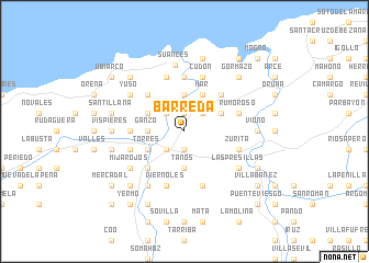 map of Barreda