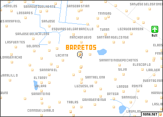 map of Barretos