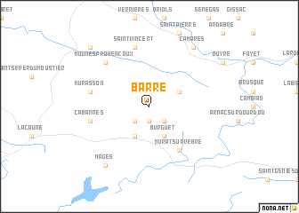 map of Barre