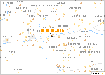 map of Barrialote