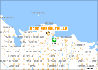 map of Barrière Bouteille