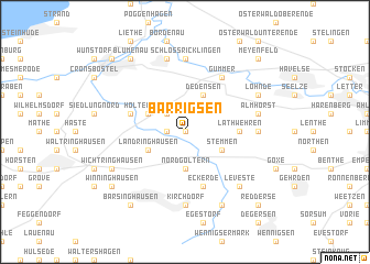 map of Barrigsen