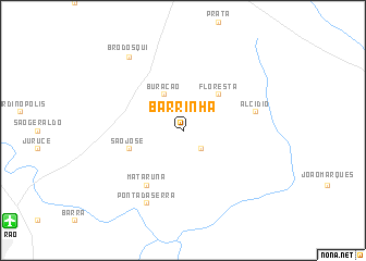 map of Barrinha