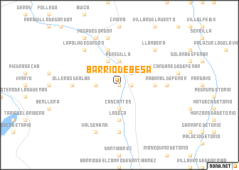 map of Barrio Debesa