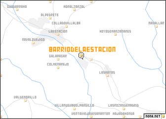 map of Barrio de la Estación