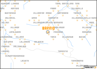 map of Barrio