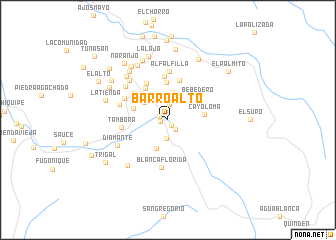 map of Barro Alto