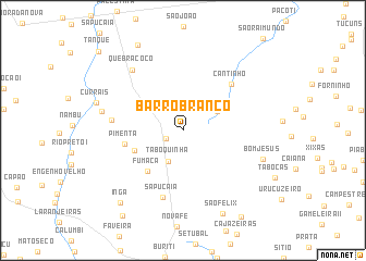 map of Barro Branco