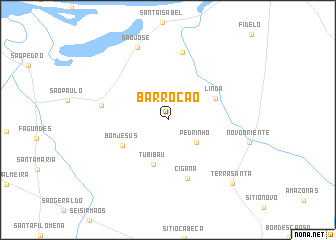 map of Barrocão