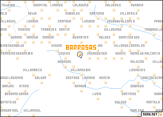 map of Barrosas