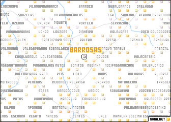 map of Barrosas