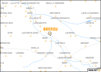 map of Barrou