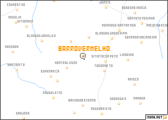 map of Barro Vermelho