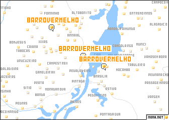 map of Barro Vermelho