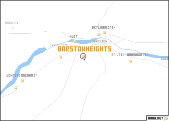 map of Barstow Heights