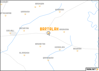 map of Barţalah