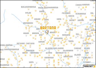 map of Bartāna