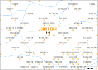 map of Bartera