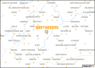 map of Bartherans