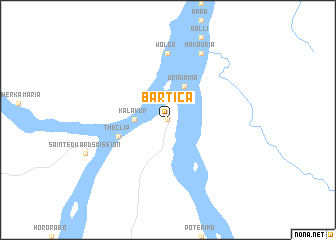 map of Bartica